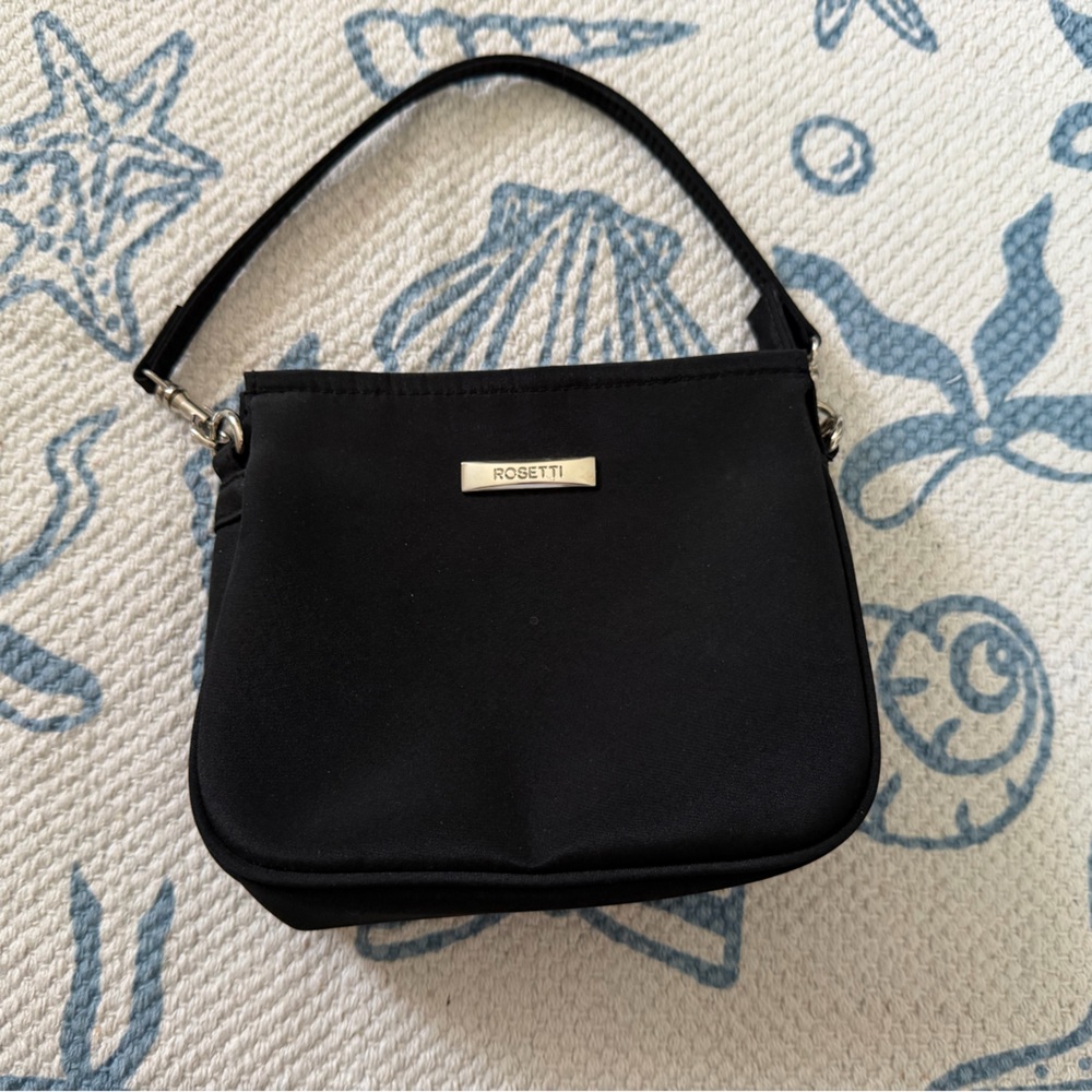 Rosetti Classic Black Shoulder Bag